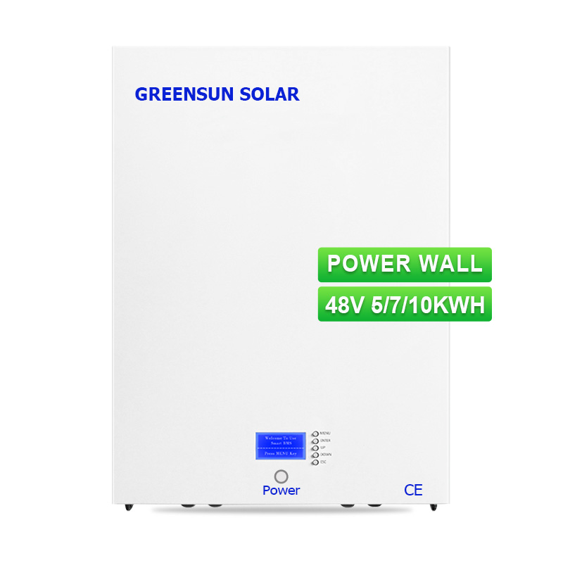 Powerwall แบตเตอรี่ลิเธียม Lifepo4 10kwh สำหรับระบบเก็บพลังงานพลังงานแสงอาทิตย์
