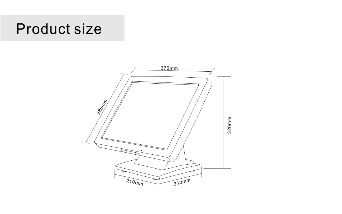 สัมผัส LCD สำหรับ POS