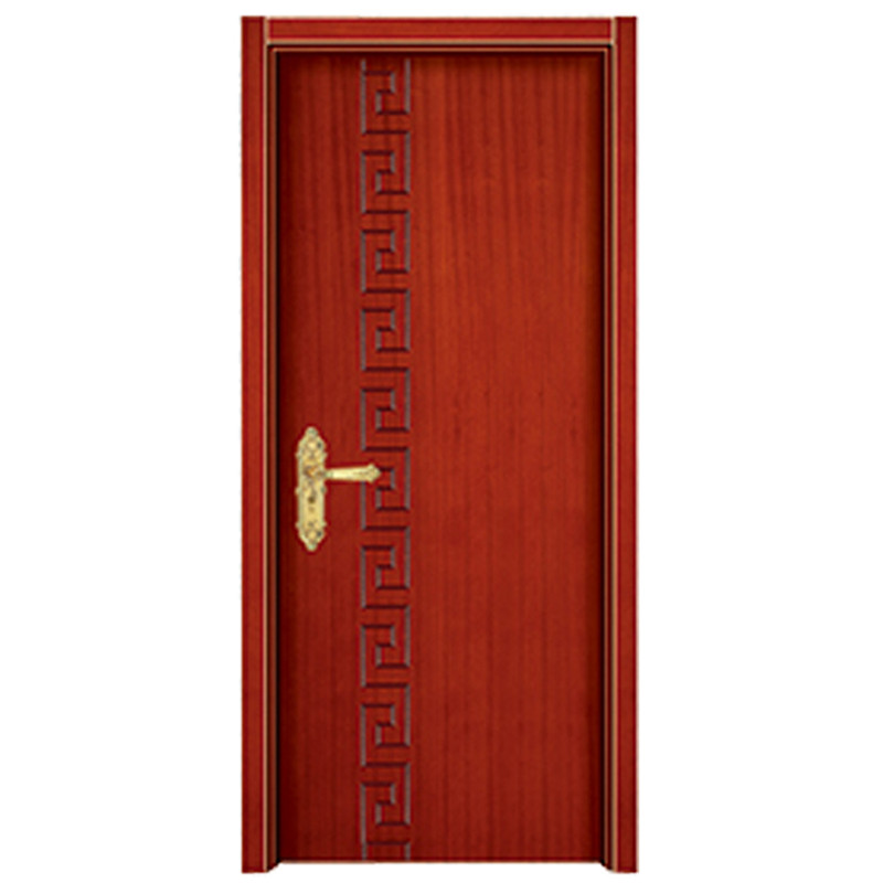 ประตูทางเข้าภายในคุณภาพสูงประตูไม้ธรรมชาติประตูห้องนอนแกะสลักประตูไม้เนื้อแข็ง
