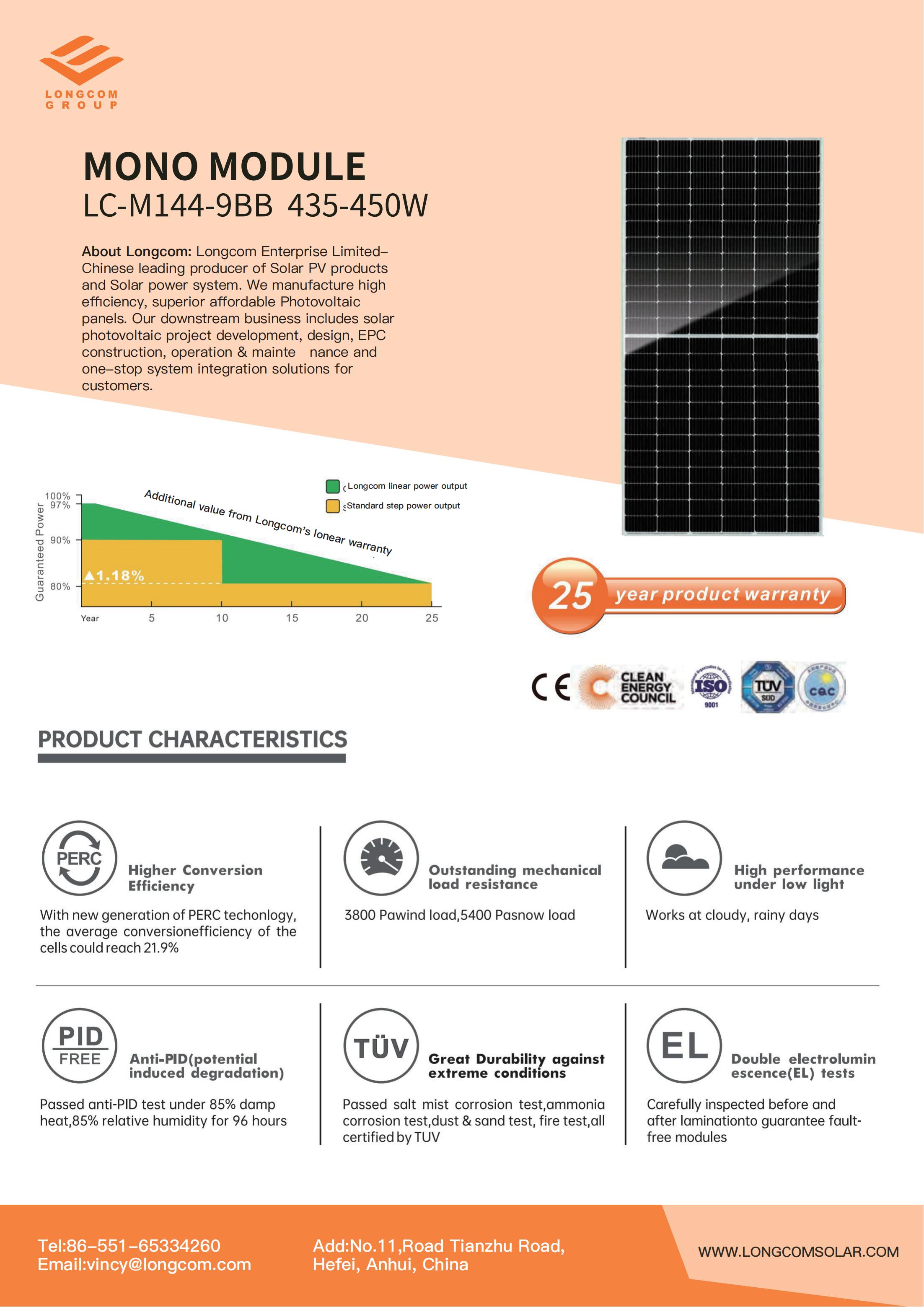 Monocrystalline สำหรับระบบพลังงานแสงอาทิตย์ในบ้าน