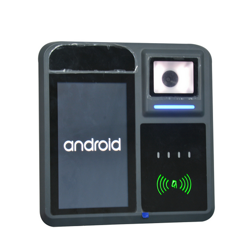การเรียกเก็บเงินค่าโดยสารแบบออนบอร์ด Swipe Multifunction Bus เครื่องบัตร NFC การชำระเงิน POS Terminal
