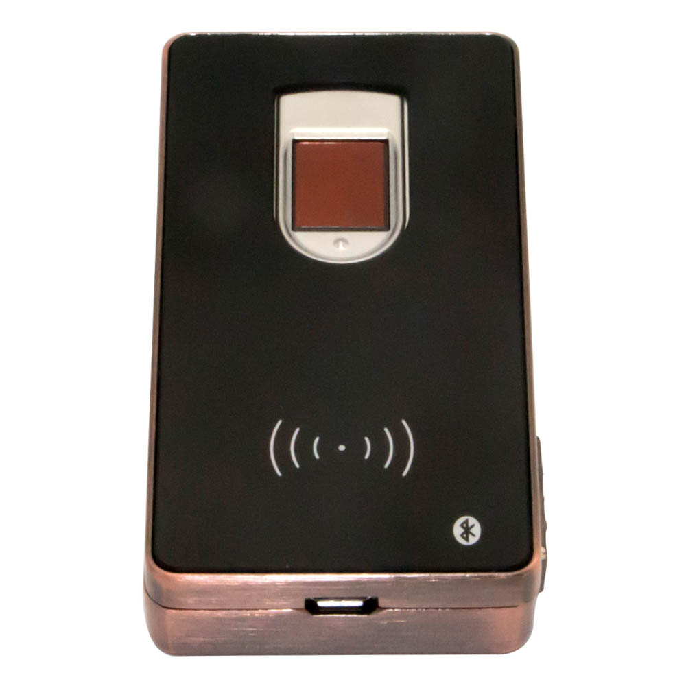 เครื่องอ่านลายนิ้วมือแบบใช้มือถือแบบไร้สาย Bluetooth Biometric Rfid Reader
