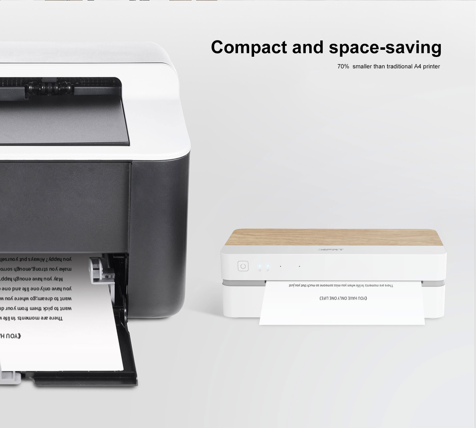 เครื่องพิมพ์กระดาษความร้อนขนาด A4 แบบตั้งโต๊ะ