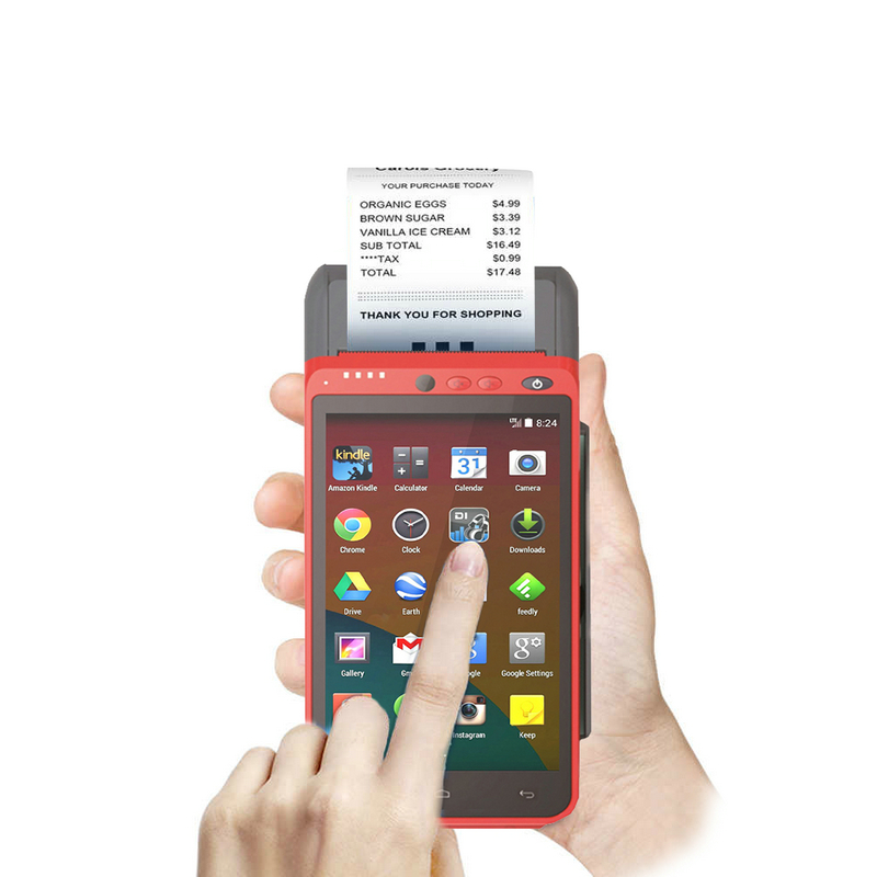 เครื่องสมาร์ทการ์ด Paytm แบบใช้มือถือ Android Pos Payment Terminal
