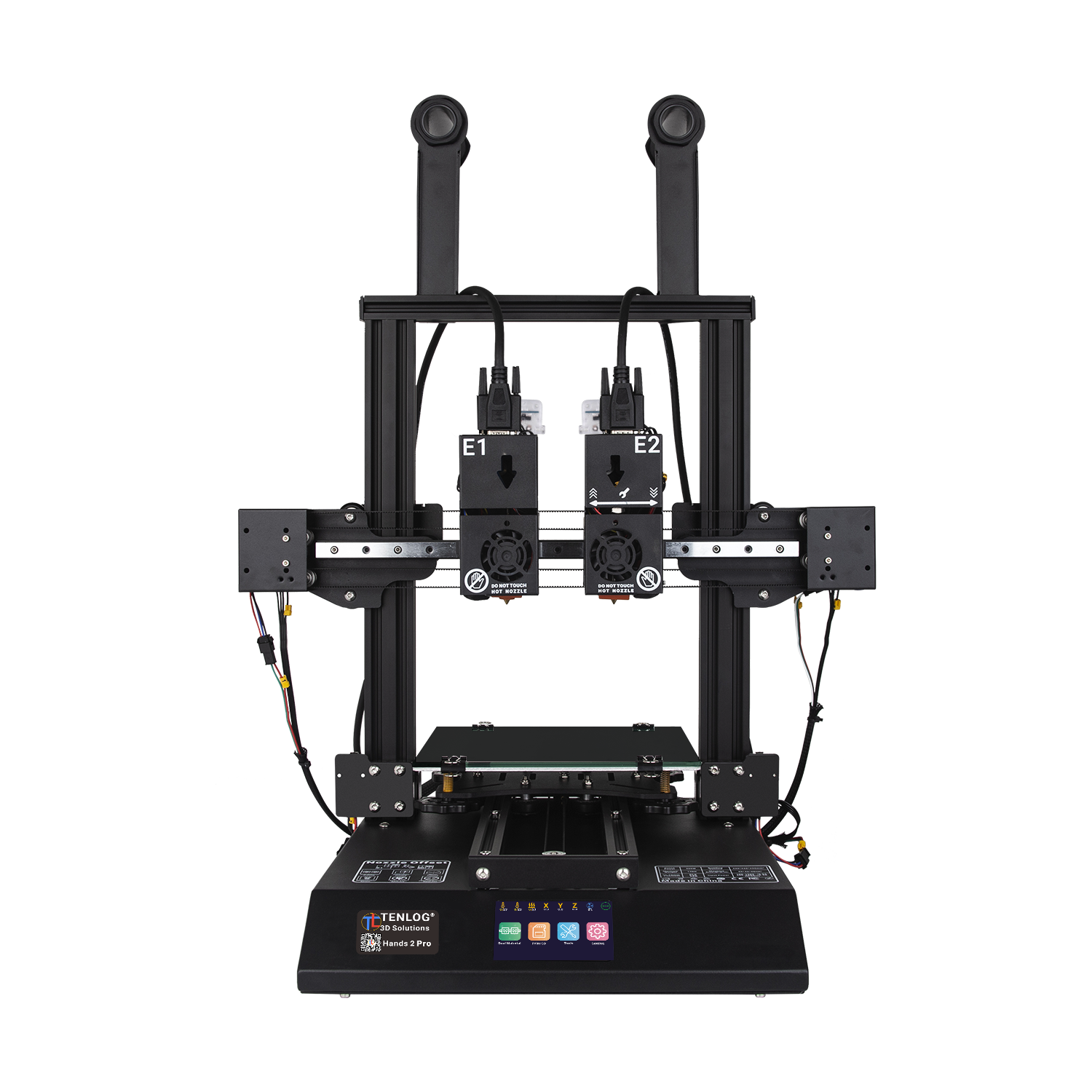 Tenlog Hands 2 Pro IDEX เครื่องพิมพ์ 3D พร้อม Dual X Carriage Building Volume 235mm*235mm*250mm
