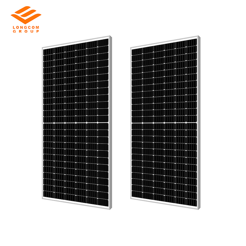 Mono Solar Panel 455w พร้อม 156 Cells Half Cut Type

