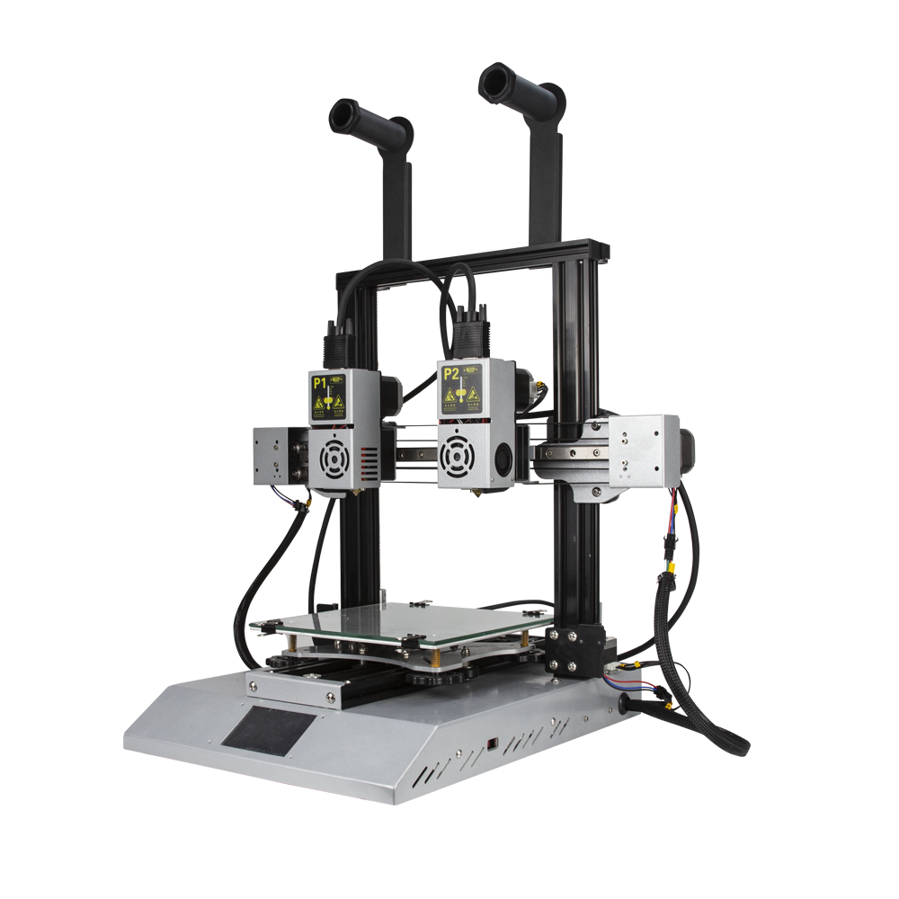 EOL Tenlog Hands 2S Multi Extruder 3D Printer พร้อมเครื่องอัดรีดคู่
