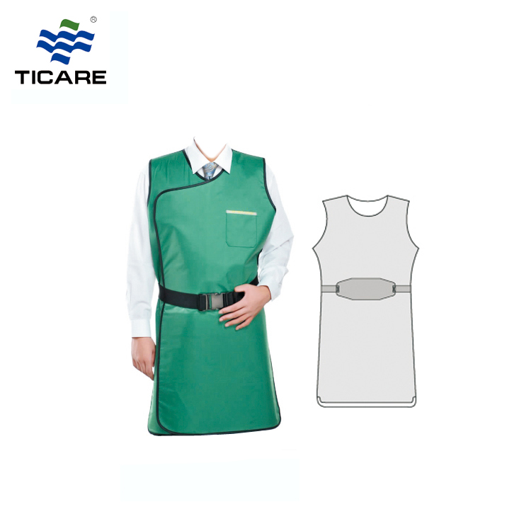 น้ำหนักเบา ทางการแพทย์ x-ray การป้องกันรังสี X Ray Lead lead vest apron ผ้ากันเปื้อนป้องกัน
