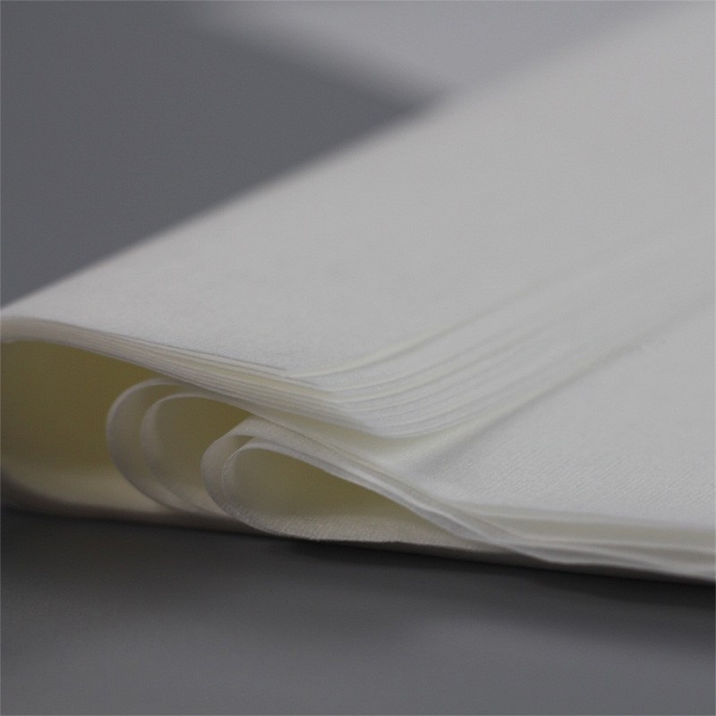 0609 Cleanroom กระดาษนอนวูฟเวน 9 * 9 นิ้ว Polyester Woodpulp Wipes
