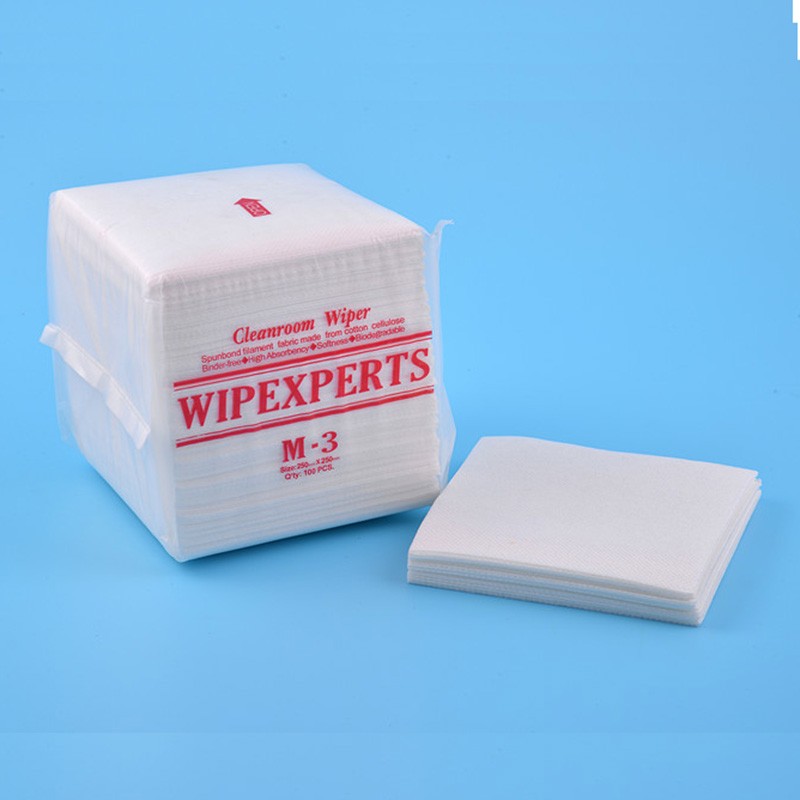 Nonwoven Wipes M-3 Cleanroom Wiper สำหรับอุตสาหกรรม
