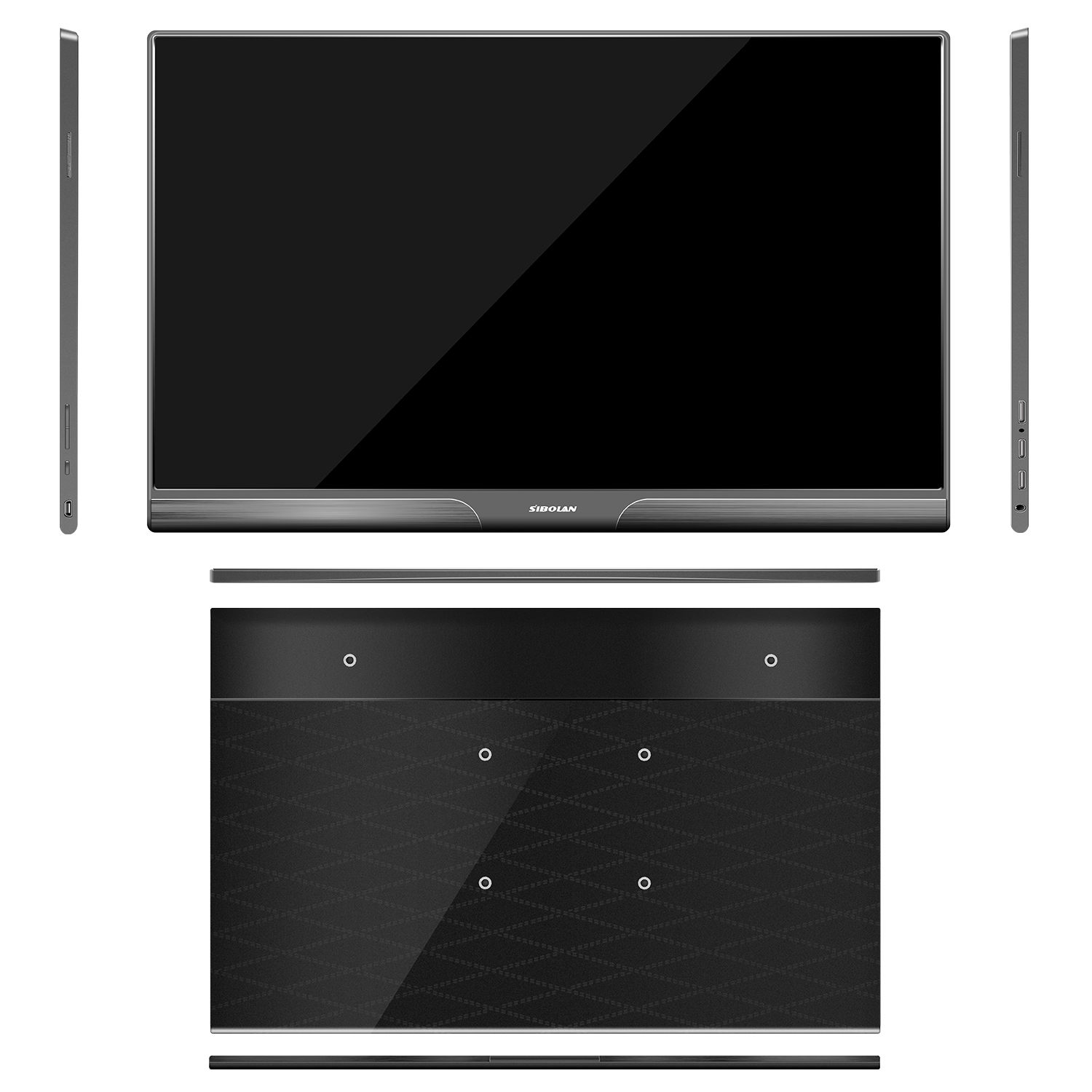 15.6 นิ้ว 1080p Touch Screen Type C แล็ปท็อป Ps4 Usb Portable Monitor
