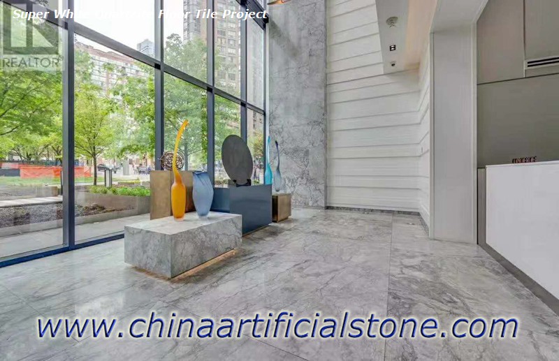 หินแกรนิต Super White Quartzite Granite Marble DolomiteSuper White Quartzite Granite Marble Dolomite Floor and Wall