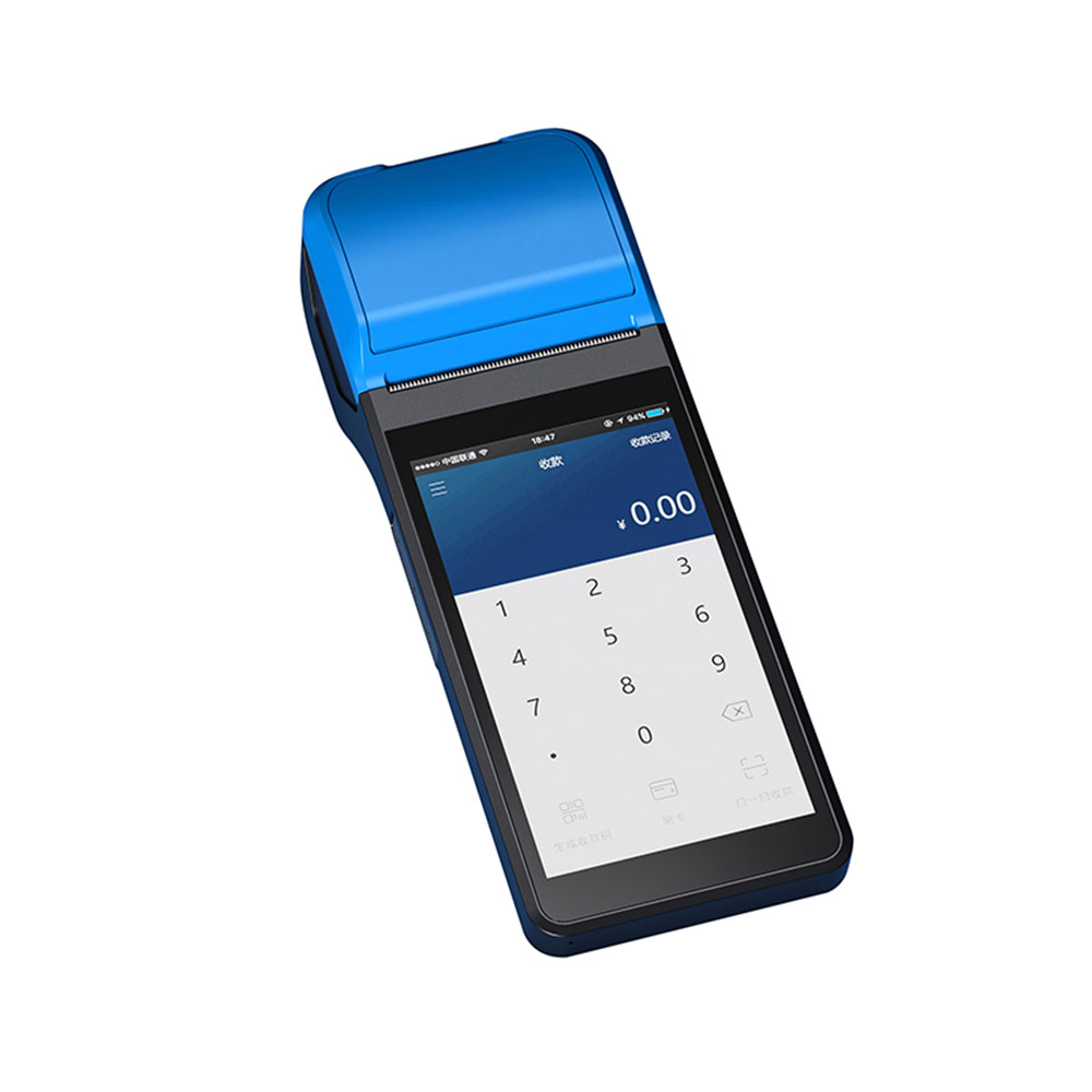 4G Pocket Android NFC ร้านค้าปลีกร้านอาหาร Smart POS Terminal
