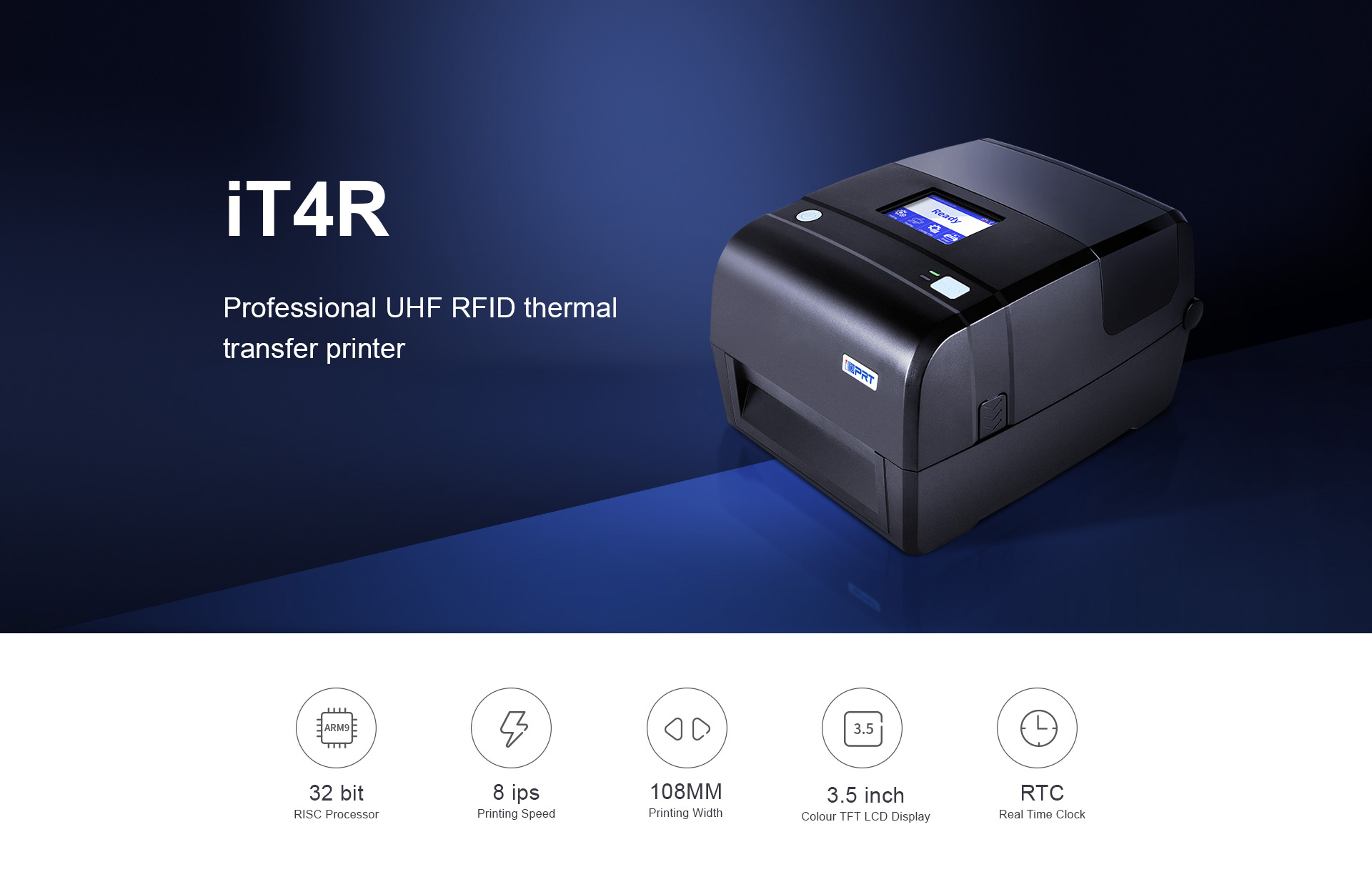 เครื่องพิมพ์บาร์โค้ด iT4R-RFID