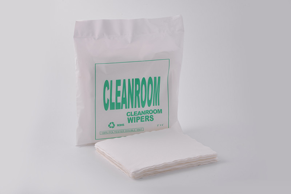9 * 9 นิ้ว ESD Cleanroom Dry Polyester Wipers