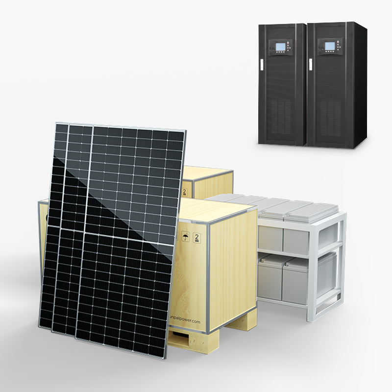 The Off Grid Solar Panel Kits ระบบ PV สำหรับการใช้งานในโรงงานเชิงพาณิชย์
