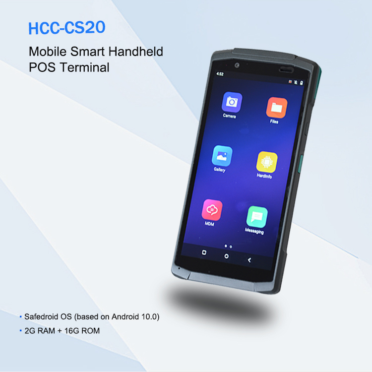 4G 5.7 นิ้วเครื่องสแกนบาร์โค้ดอัตโนมัติ Android POS Terminal พร้อม NFC HCC-CS20
