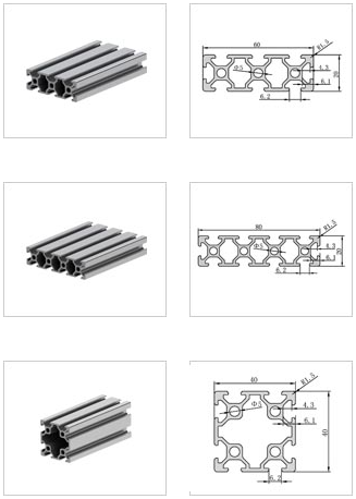 ขายึดโปรไฟล์อลูมิเนียม