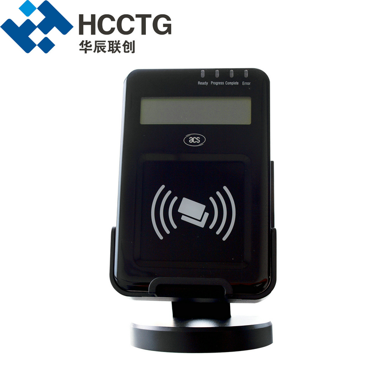 Visual Vantage USB สมาร์ทการ์ดเครื่องอ่าน NFC พร้อมจอแสดงผล LCD

