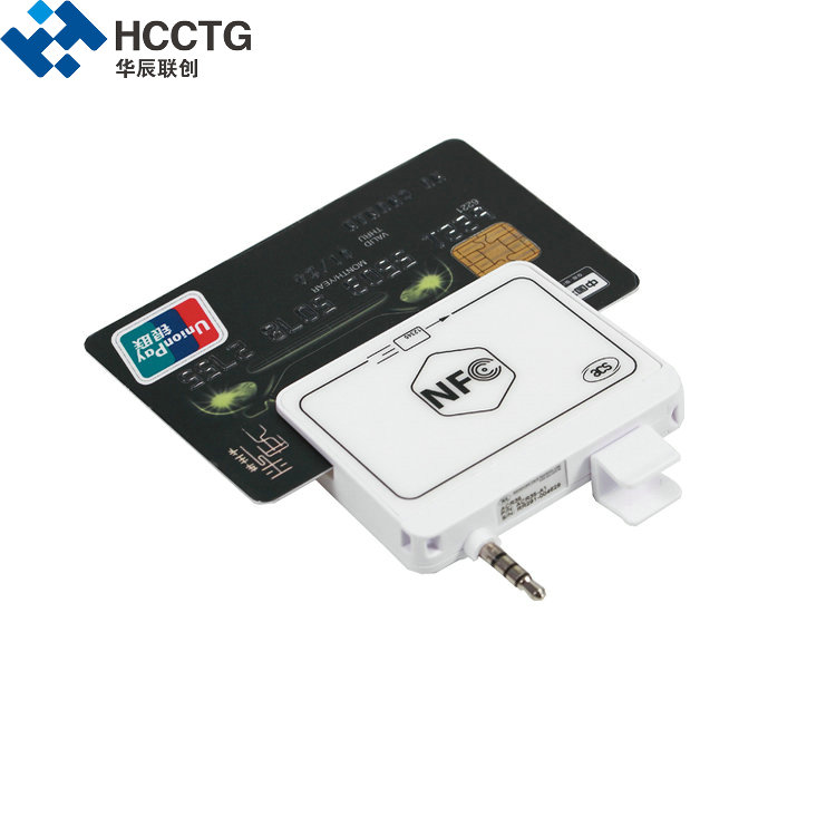 แบบพกพา Smart Contact/Contectless NFC Mobile Mate Card Reader
