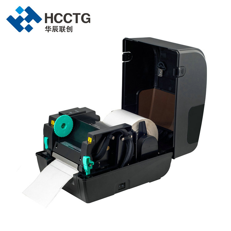 เครื่องพิมพ์ฉลากความร้อน 4 นิ้ว การพิมพ์ฉลากบาร์โค้ด การพิมพ์ฉลากสำหรับการจัดส่ง เครื่องพิมพ์และเครื่องตัดตัวเลือก HCC-3064
