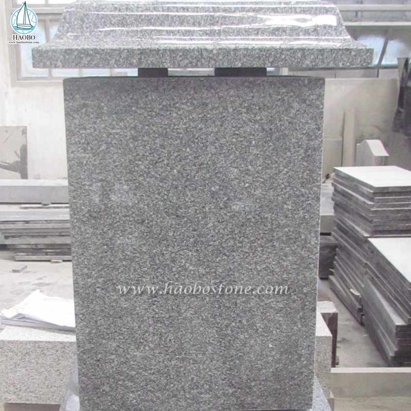 หินแกรนิตจีน G9402 Barry Grey Polished Memorial Tombstone
