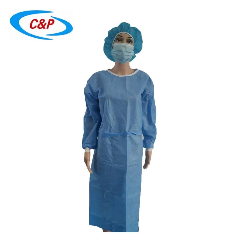 AAMI ระดับ 2 Sterile Isolation Gown ผู้ผลิตที่ใช้แล้วทิ้ง
