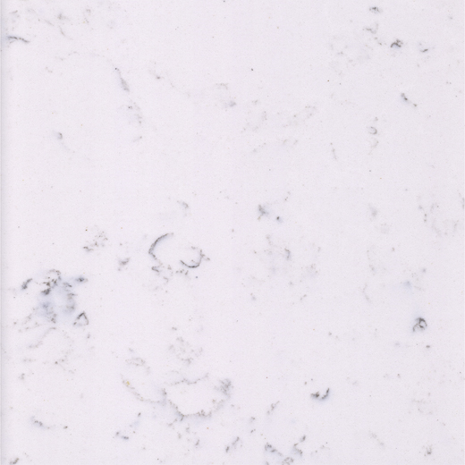 OP6304 Tiny Grain Carrara เคาน์เตอร์หินควอตซ์สีขาวคอมโพสิตด้านบน
