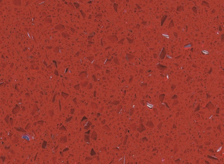 RSC1801 แผ่นหินควอตซ์คริสตัลสีแดง

