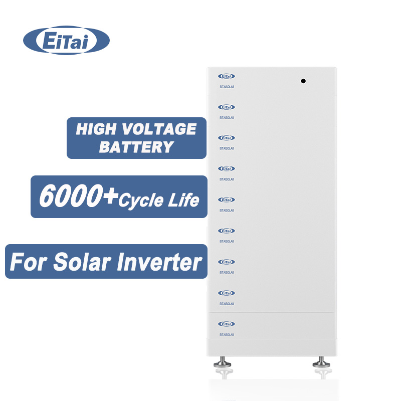EITAI 500v แรงดันสูง Lifepo4 แบตเตอรี่ 30kwh 10KWH 20KWH 30KWH แบตเตอรี่พลังงานแสงอาทิตย์สำหรับระบบไฮบริดใช้
