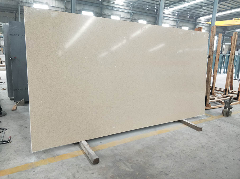 กระจก Beige Quartz Slab