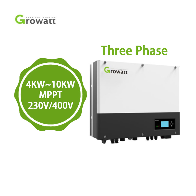 Growatt SPH5000 SPH6000 Hybrid Solar Inverter 5000W 6Kilowatt เฟสเดียวสามเฟสสำหรับระบบ Hybrid Pv
