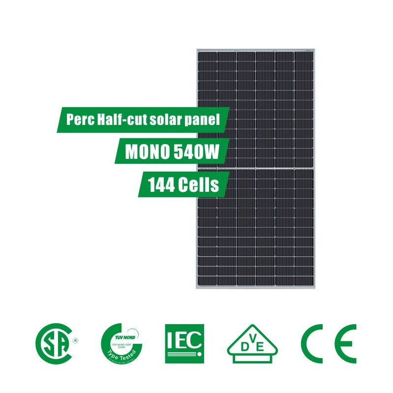 540W Half-Cut Perc Mono Solar Module (182)
