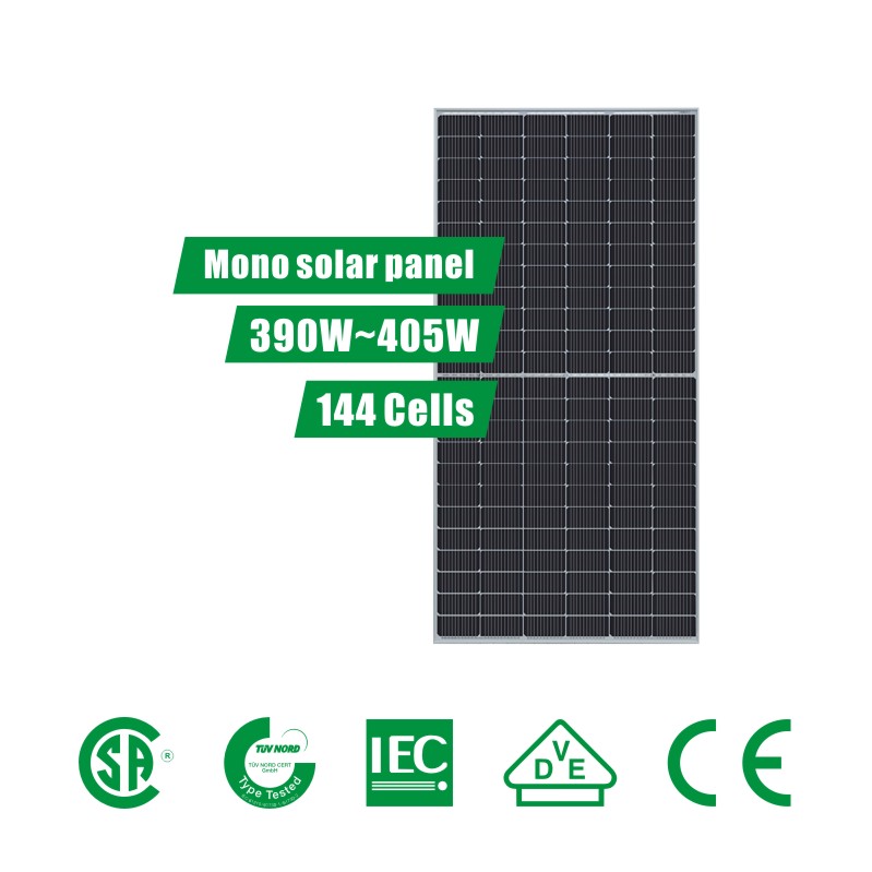 6 นิ้ว 144 เซลล์ (390~405W) PERC half-cut Solar Panel System
