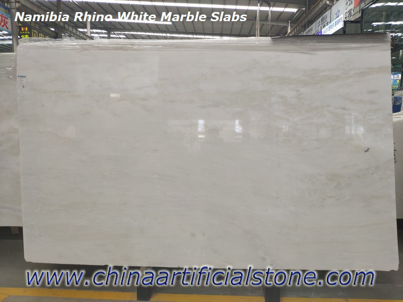 นามิเบีย White Bianco Rhino Marble Slabs
