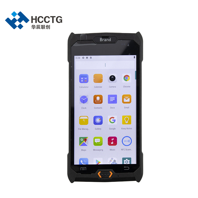 เครื่องสแกนบาร์โค้ดอุตสาหกรรม 1D / 2D Bluetooth WiFi Android 9.0 มือถือ PDA C50 Plus
