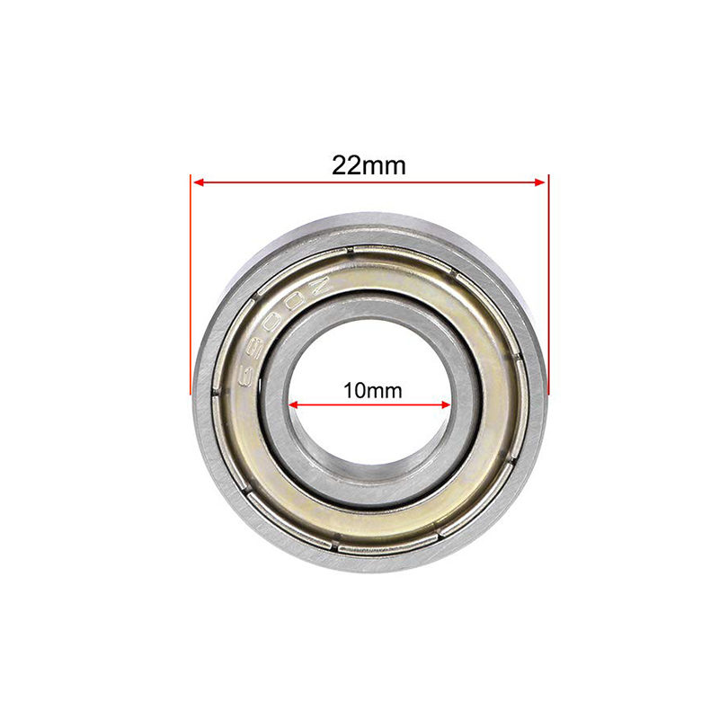 High-Carbon Steel 6900 ZZ Ball Bearing Double Shield
