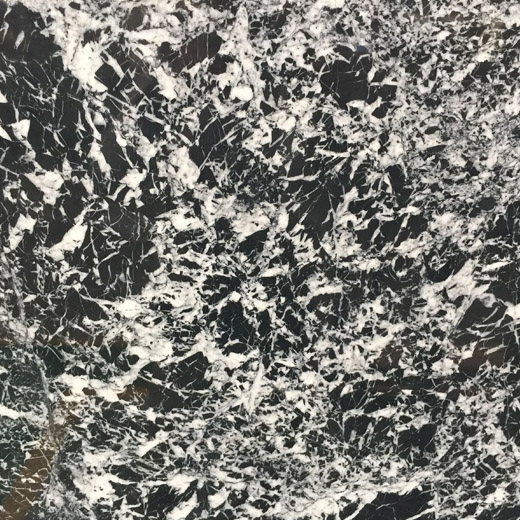 Snow Black Natural Marble White Vein แผ่นหินอ่อนราคาโครงการในร่มกระเบื้องปูพื้น
