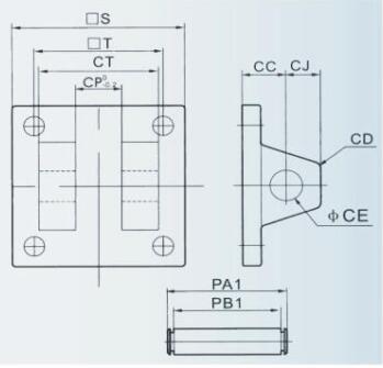 การติดตั้ง Clevis ด้านหลัง CB32