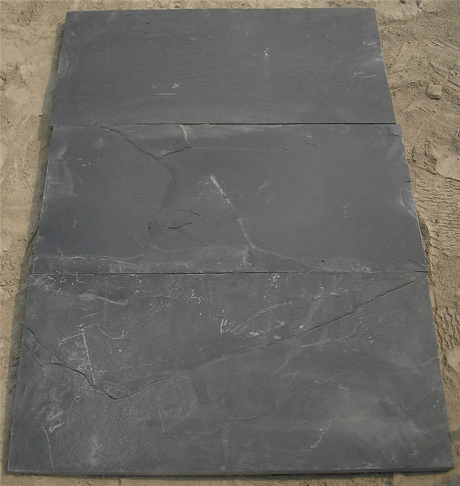 กระเบื้องหินชนวนสีดำ 40x20cm