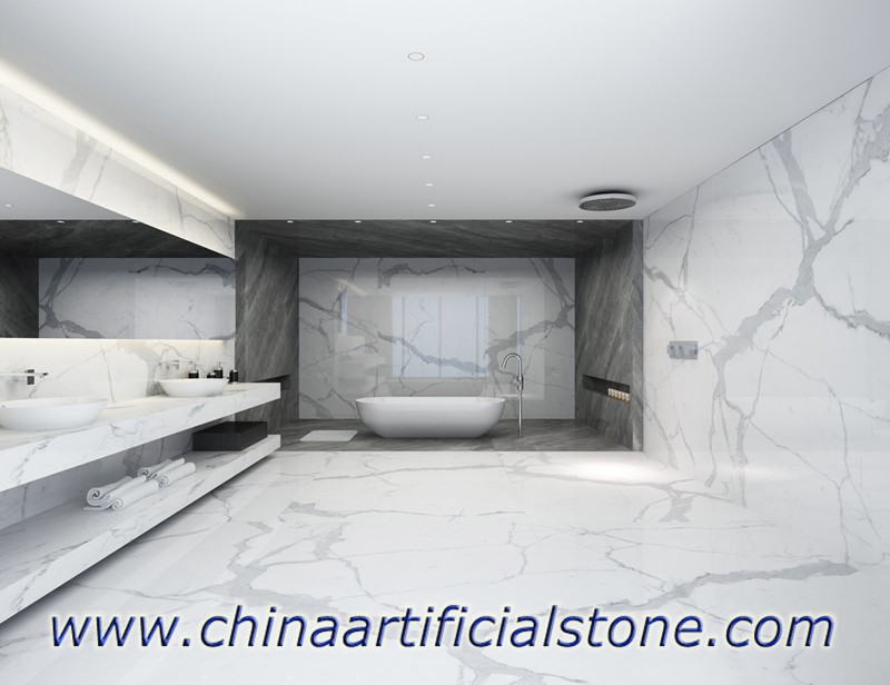 Calacatta Sintered Stone Floor และ Wall Matt