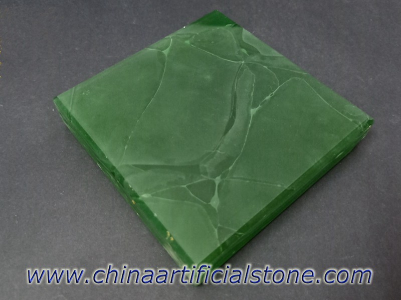 Jade Green Glass2 แผงกระจกหยก GJ-802