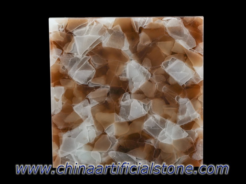 Caramel Jade Sea Glass Glass2 Slabs for Countertops

