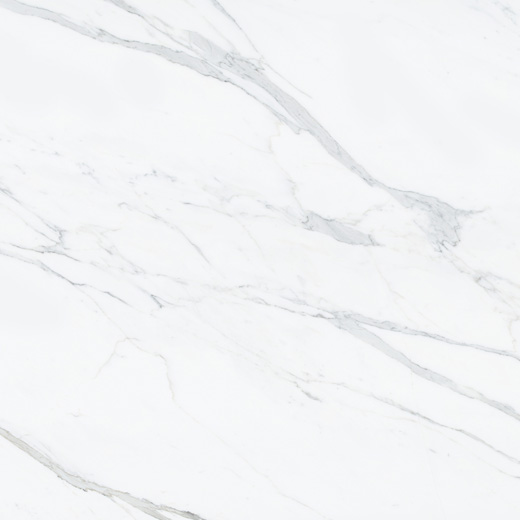 ขัดเงาหินอ่อนธรรมชาติ Calacatta สีขาวออกแบบประเภทเทียมหลอดเลือดดำ Engineered Stone Marble Slab
