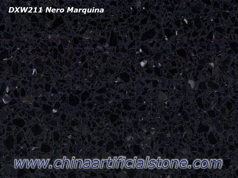 กระเบื้องและแผ่นพื้น Nero Marquina Black Terrazzo DXW211
