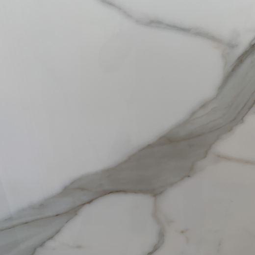 White Vein หินอ่อนประเภท Nano Glass Stone Nanoglass Countertop Slab
