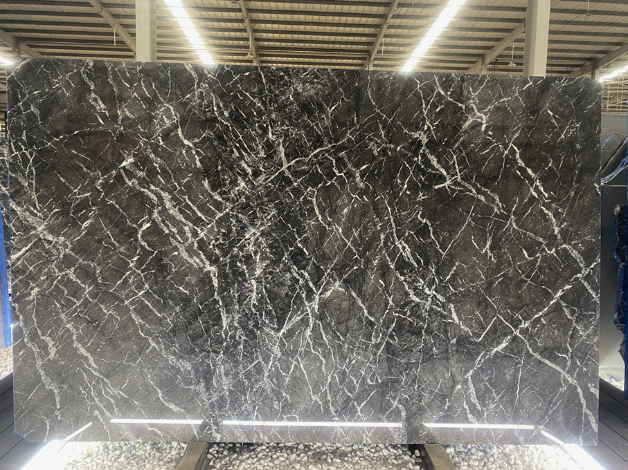 อิตาลี Grey Reticular Marble