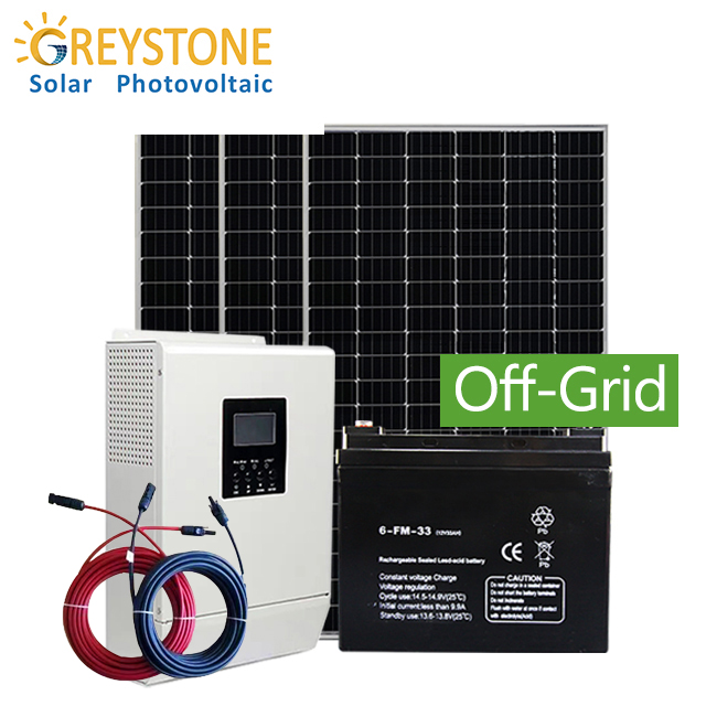 3KVA (3KW) Off grid ระบบพลังงานแสงอาทิตย์ขนาดเล็ก
