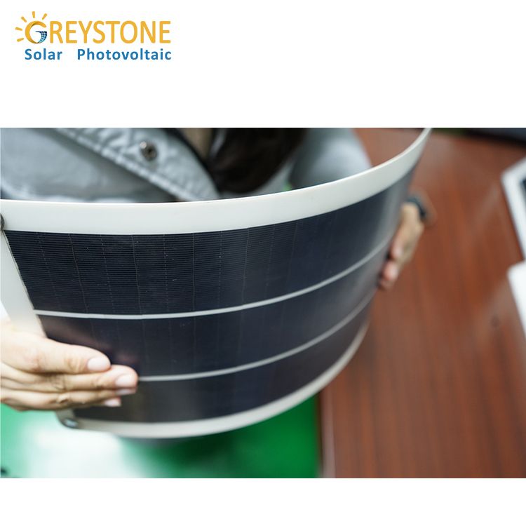 Greystone 10W Shingled Overlap Solar Module แผงเซลล์แสงอาทิตย์แบบยืดหยุ่นพร้อมขั้วต่อ USB
