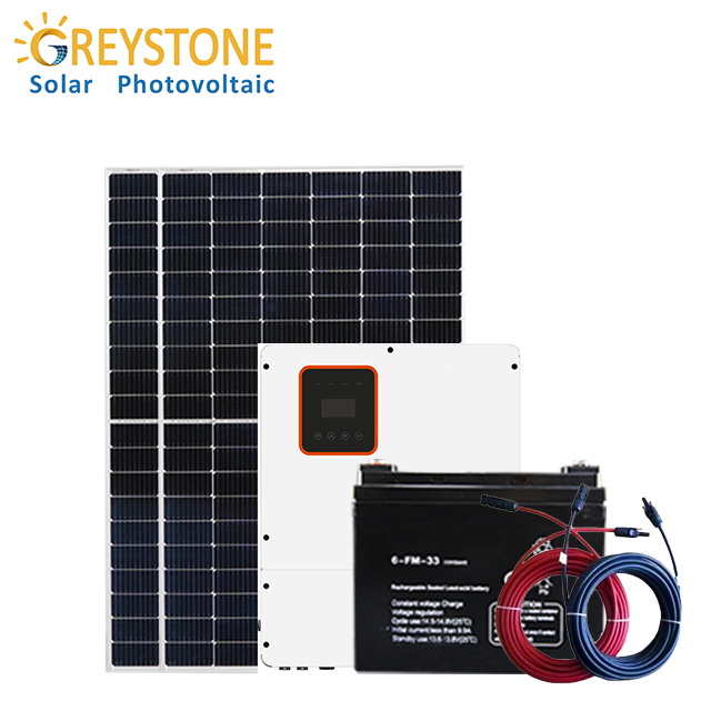 10kw Professional Hybrid Solar Power System สำหรับใช้ในบ้าน
